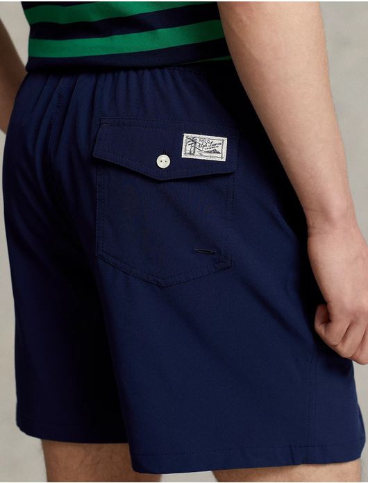 Ralph Lauren zwemshort donkerblauw touwsluiting