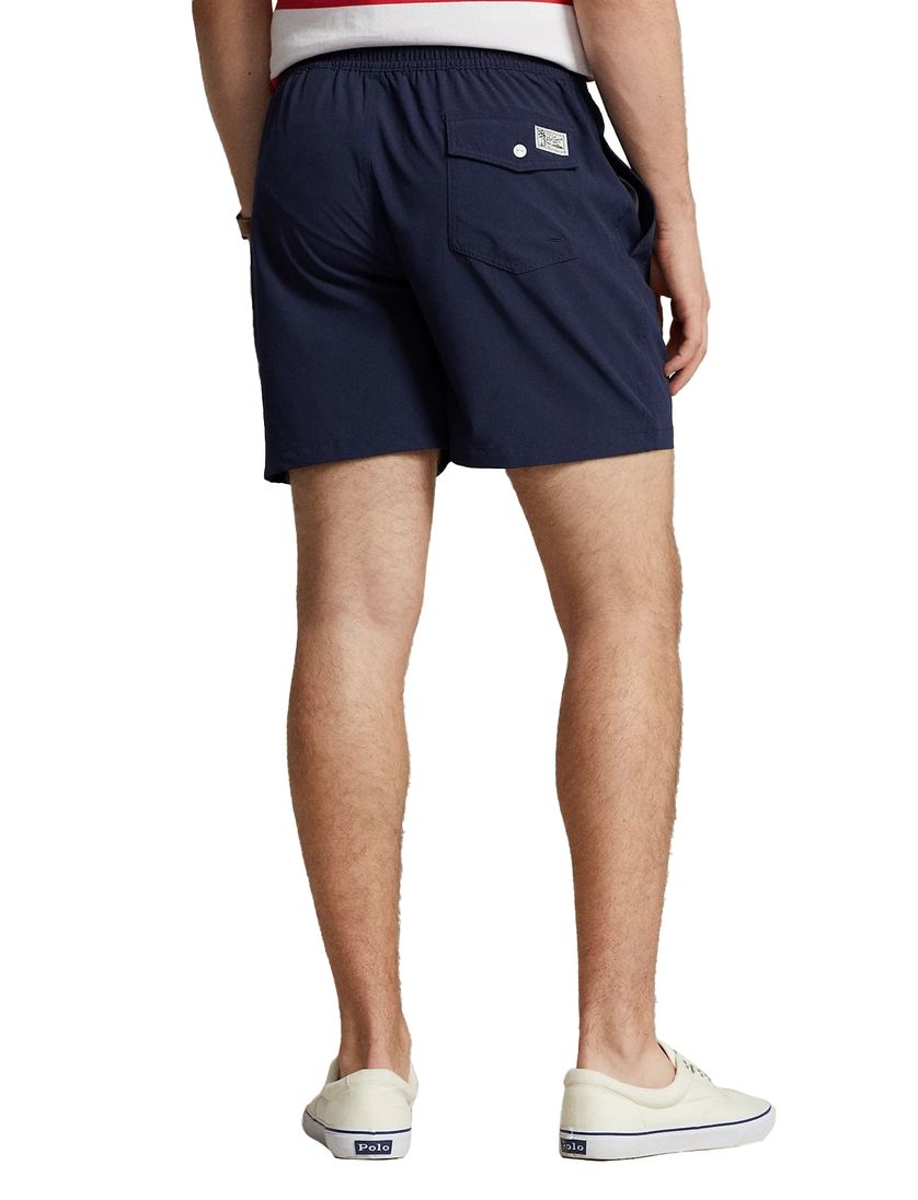 Polo Ralph Lauren zwembroek donkerblauw effen touwsluiting