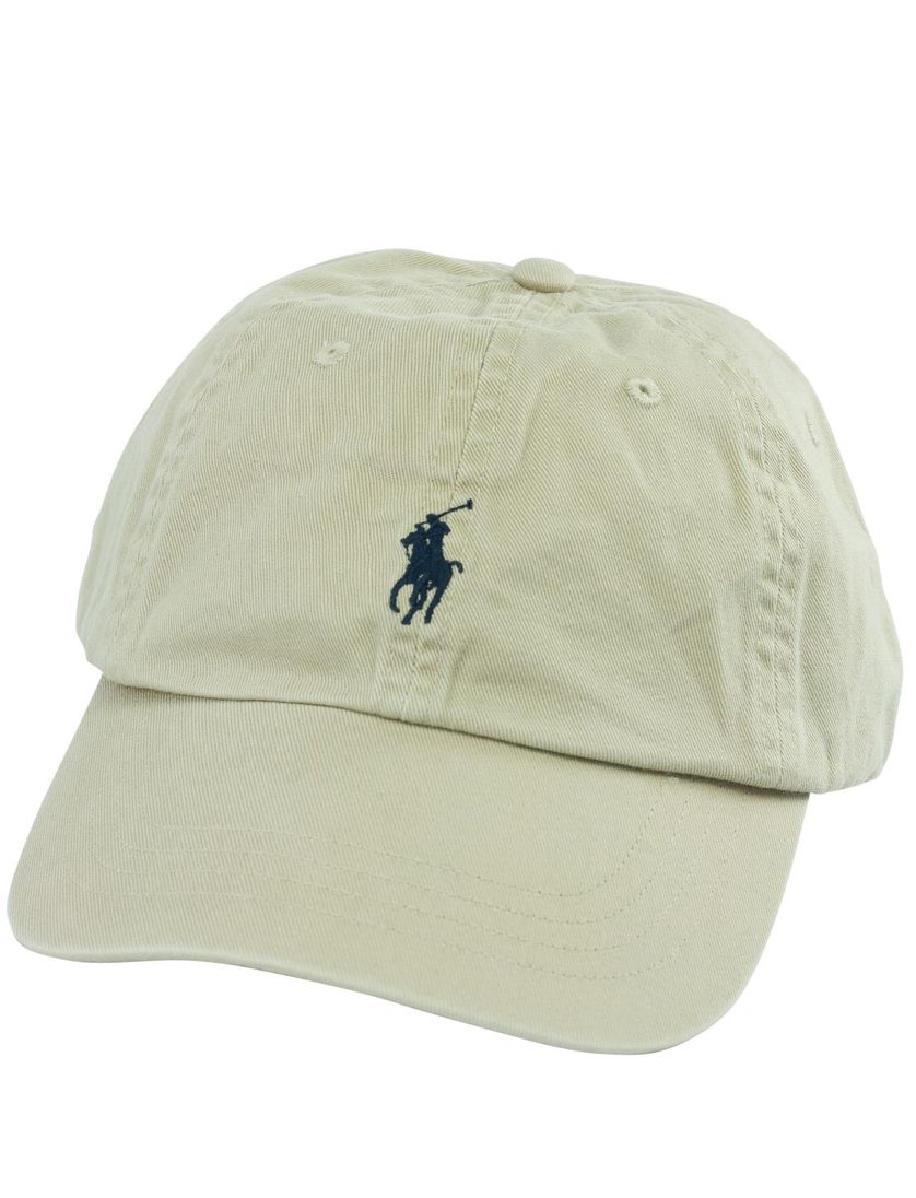 Ralph Lauren cap Nubuck vanille creme