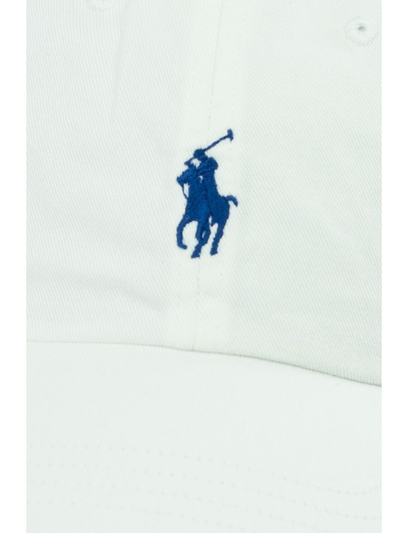 Ralph Lauren cap signaalwit blue polo detail