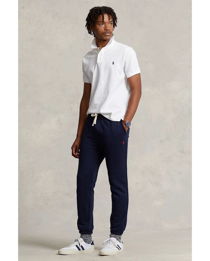 Polo Ralph Lauren polo slim fit wit effen katoen