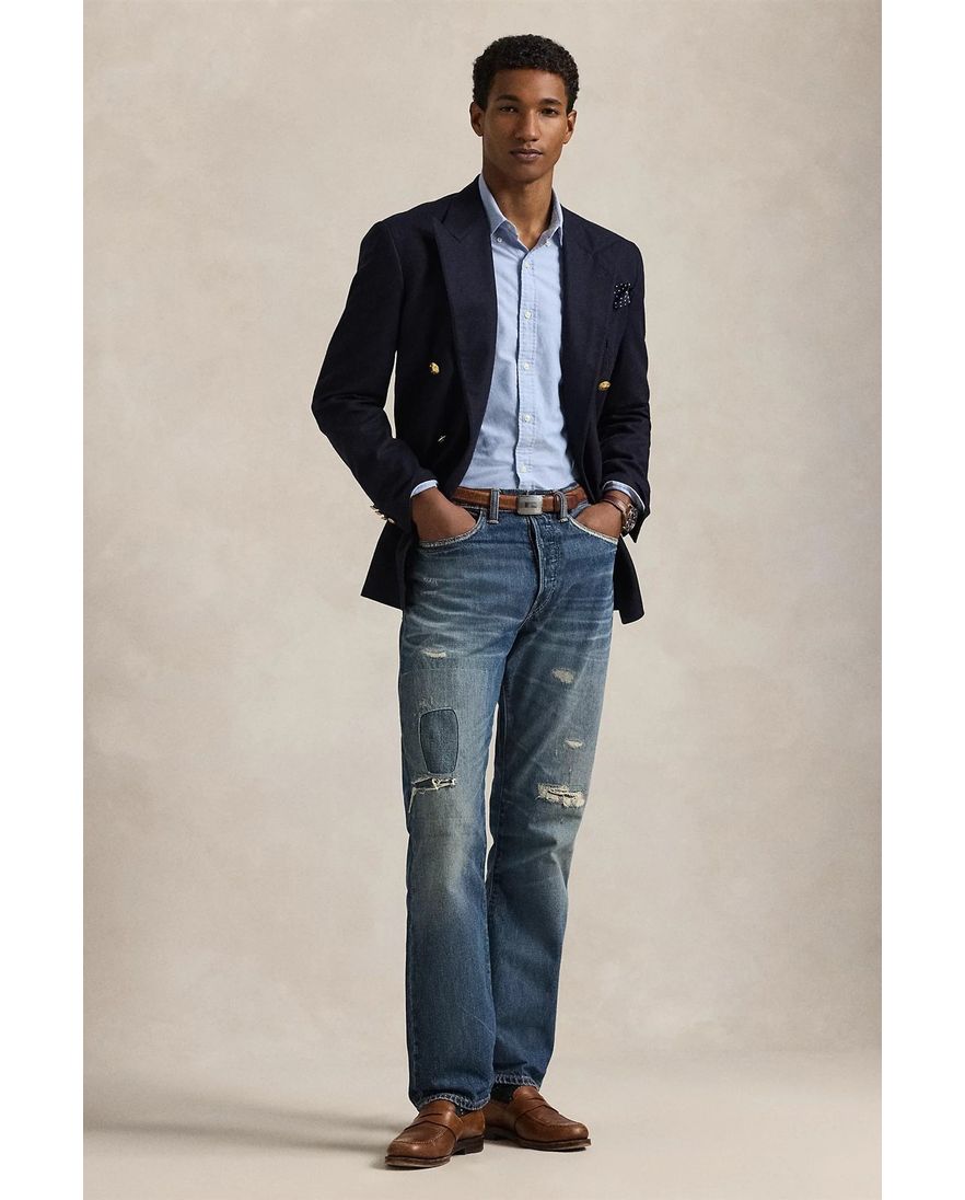 Ralph Lauren overhemd blauw oxford