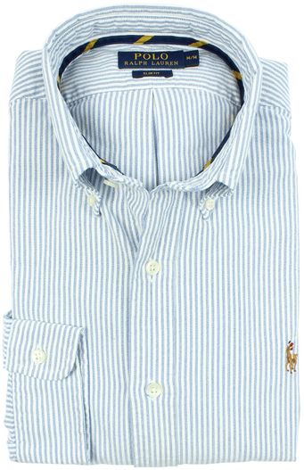 Polo Ralph Lauren Ralph Lauren overhemd ice blue streepdessin