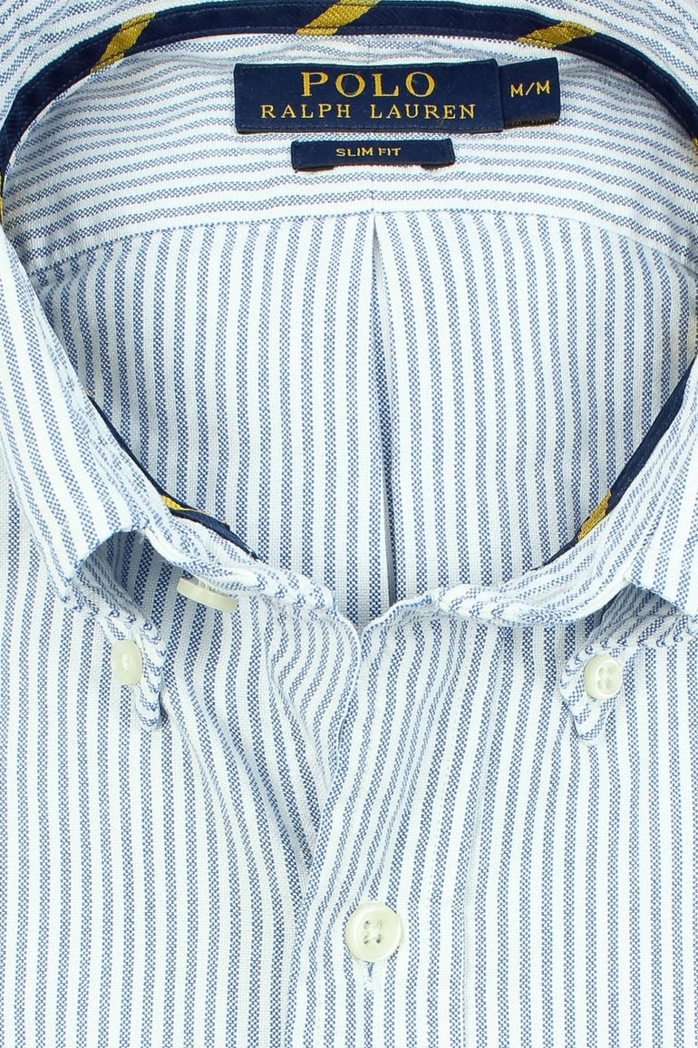 Ralph Lauren overhemd ice blue streepdessin