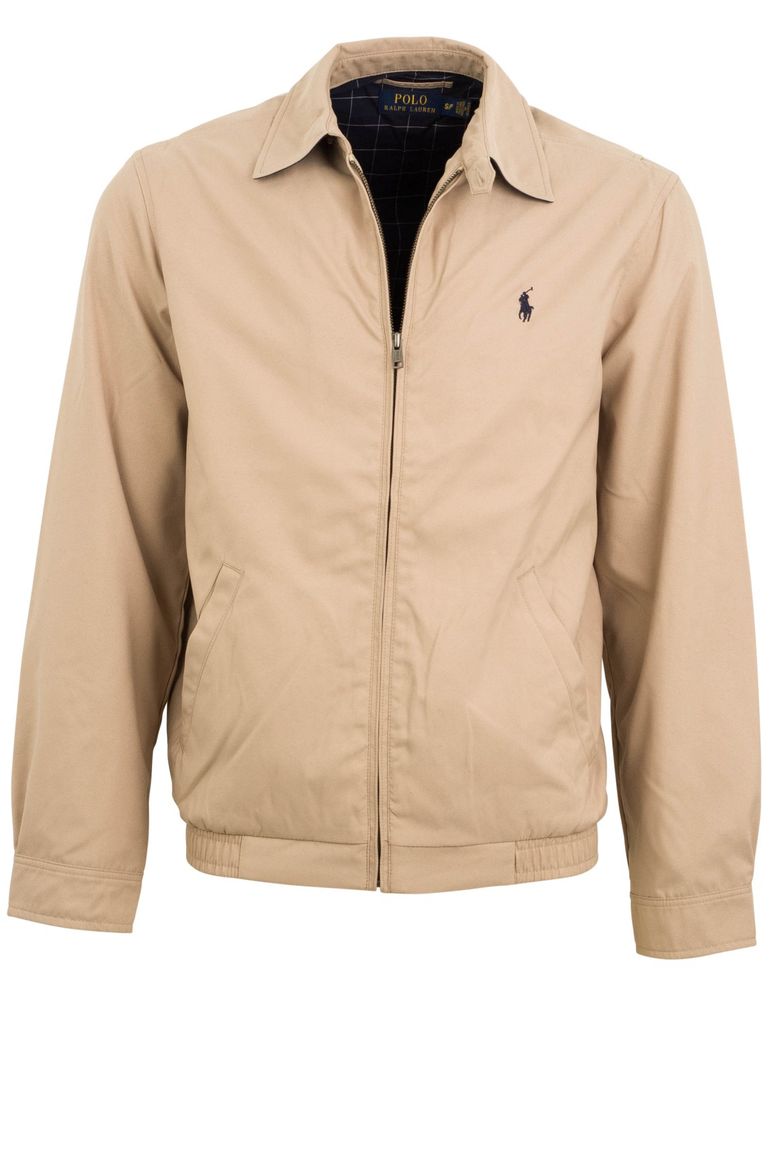 tussenjas Polo Ralph Lauren beige normale fit rits