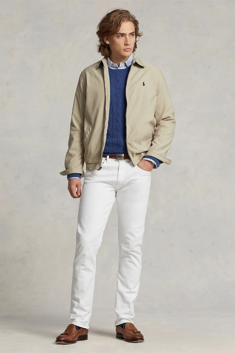 tussenjas Polo Ralph Lauren beige normale fit rits