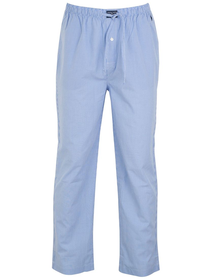 Ralph Lauren pyjamabroek Light Blue Gingham