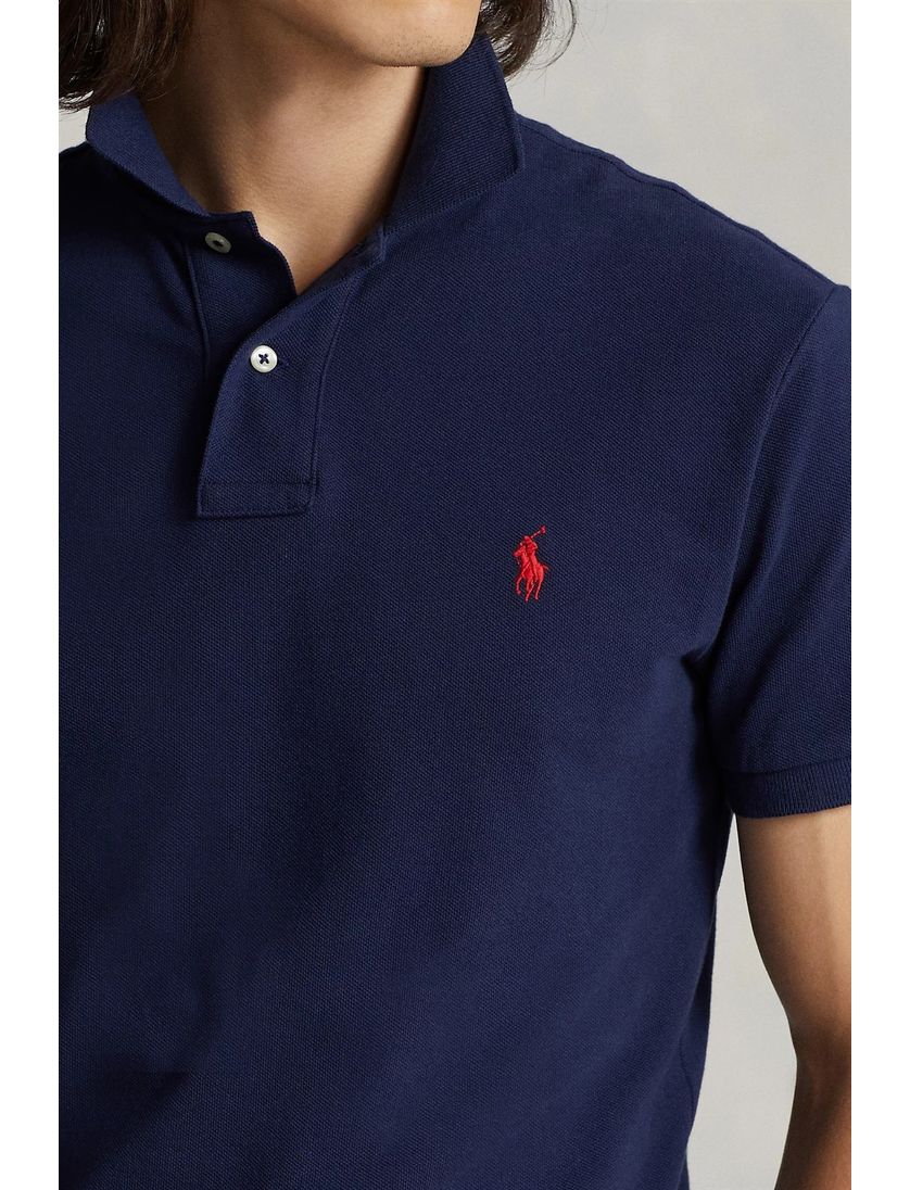 Polo Ralph Lauren polo navy uni katoen slim fit