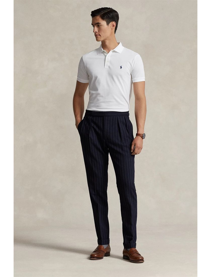 Witte polo Ralph Lauren Slim Fit