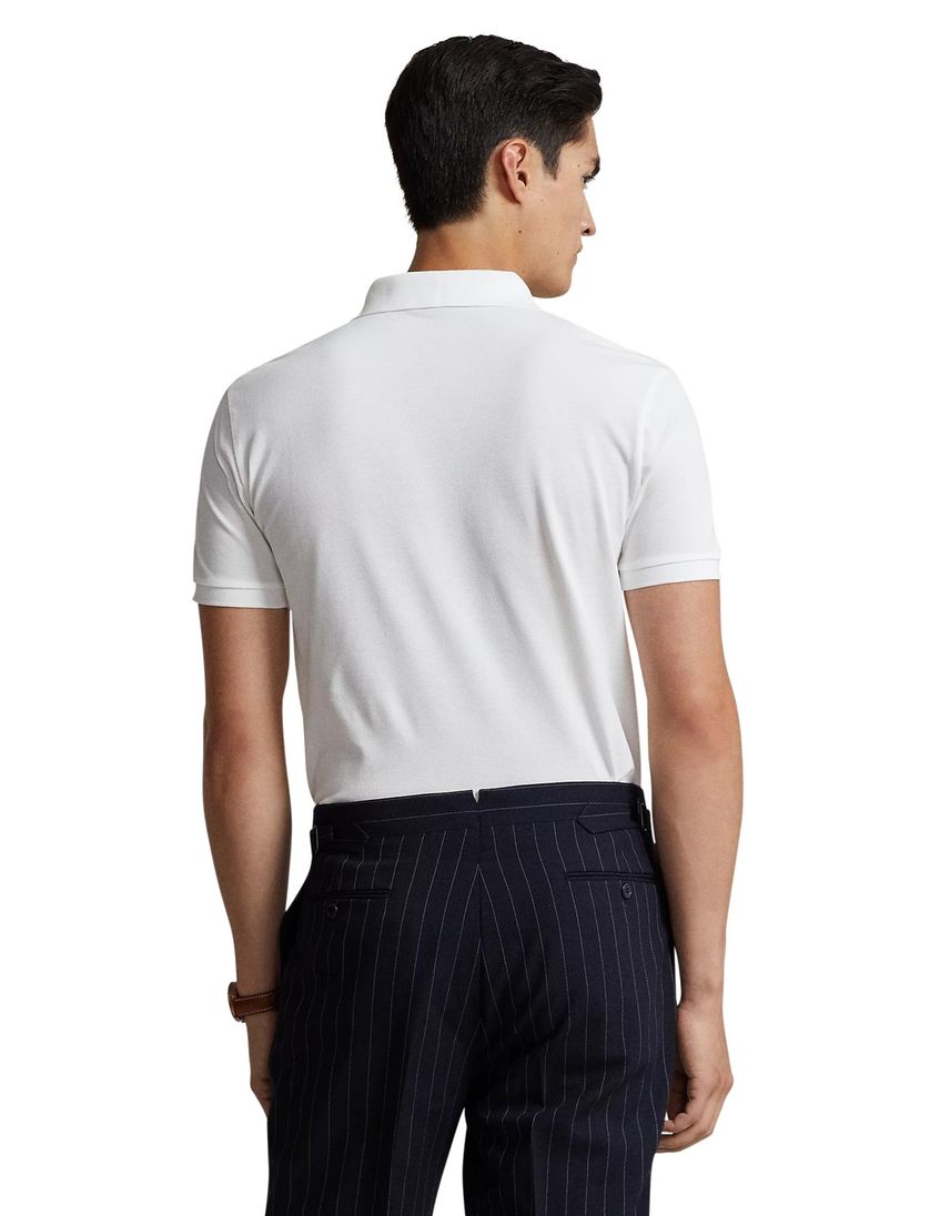 Witte polo Ralph Lauren Slim Fit