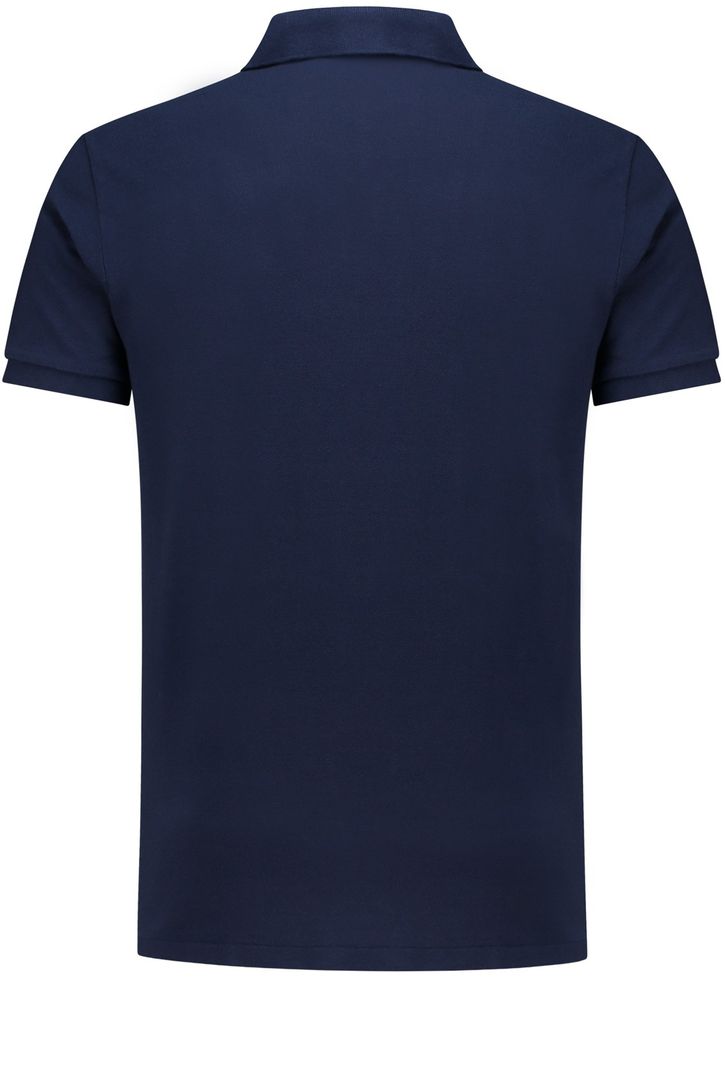 Ralph Lauren Custom Slim Fit polo donkerblauw