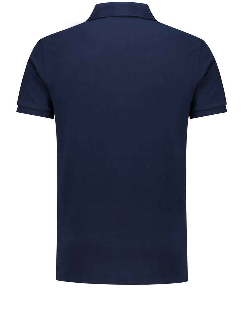 Ralph Lauren Custom Slim Fit polo donkerblauw