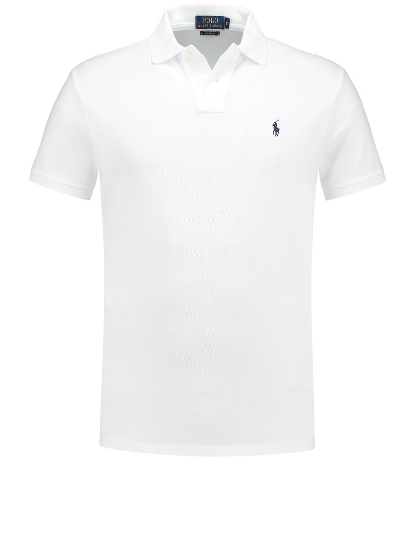 Polo Ralph Lauren polo normale fit wit effen katoen