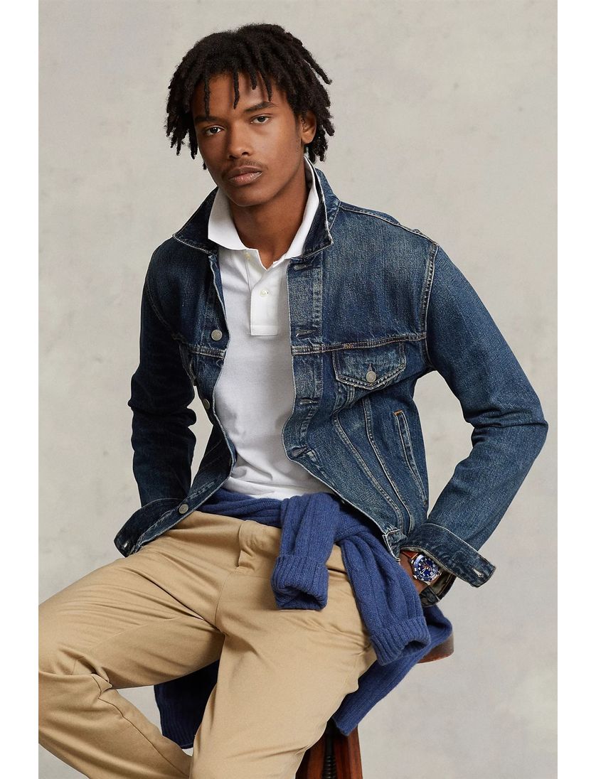 Polo Ralph Lauren polo normale fit wit effen katoen