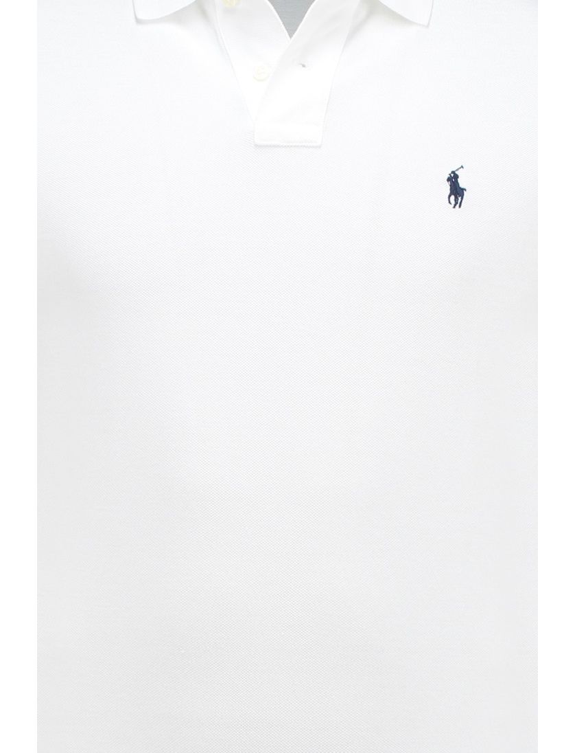 Polo Ralph Lauren polo normale fit wit effen katoen