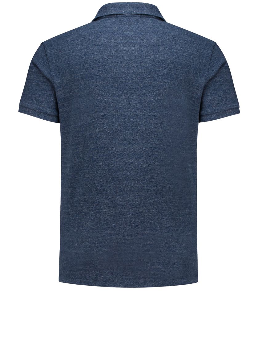 Polo Ralph Lauren poloshirt met logo blauw effen katoen normale fit