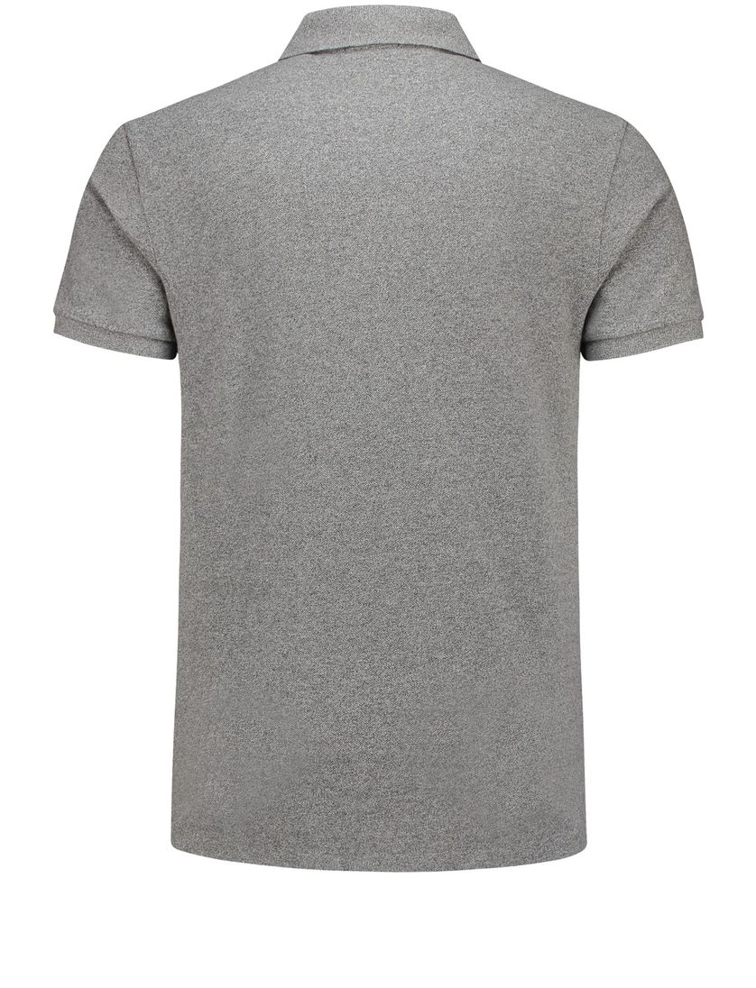 Polo Ralph Lauren polo Custom Slim Fit grijs effen katoen normale fit