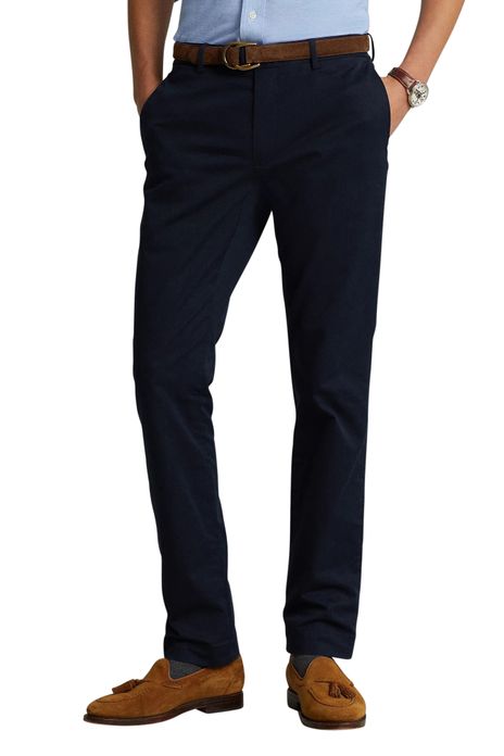 Ralph Lauren pantalon donkerblauw slim fit