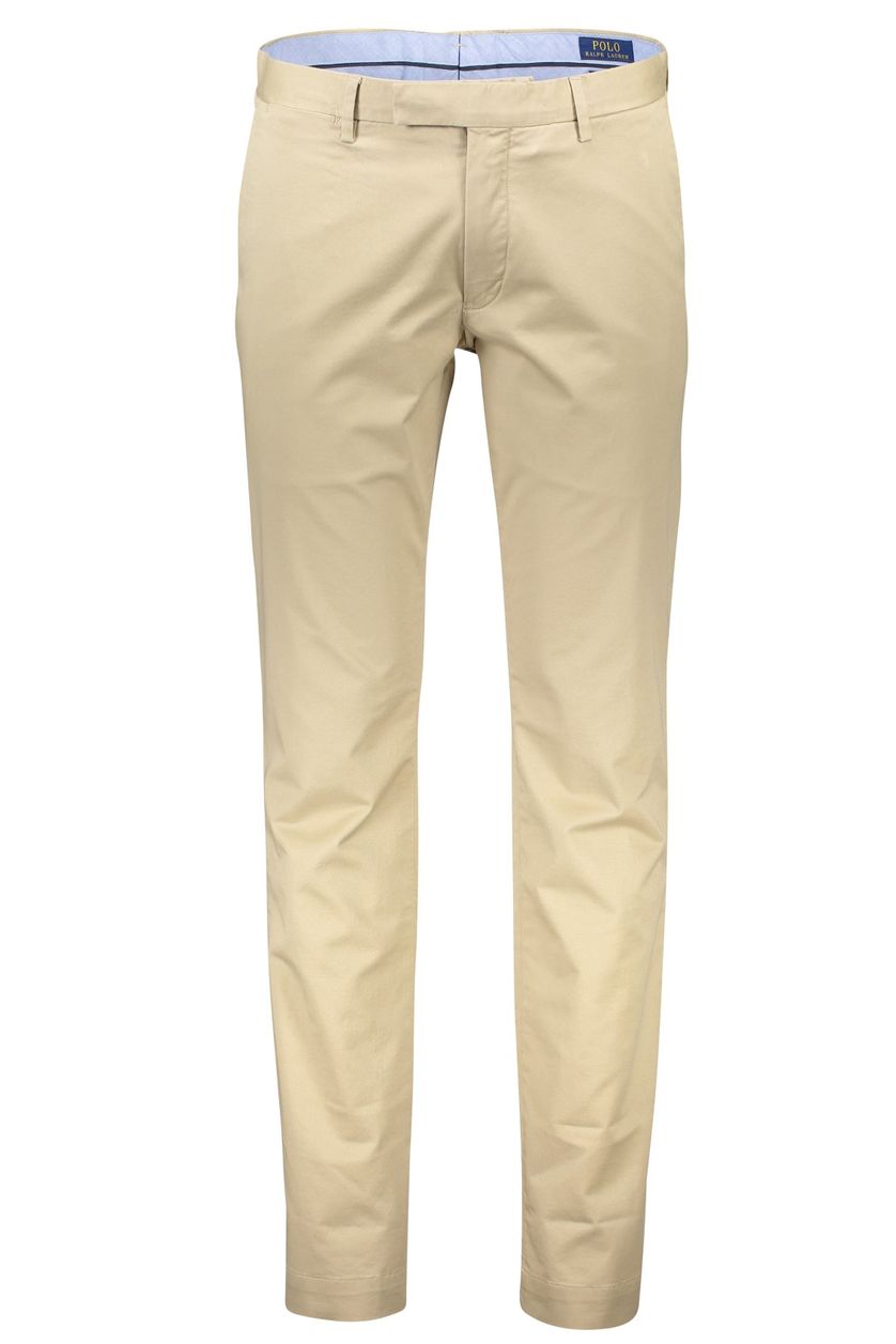 Polo Ralph Lauren katoenen broek beige effen slim fit