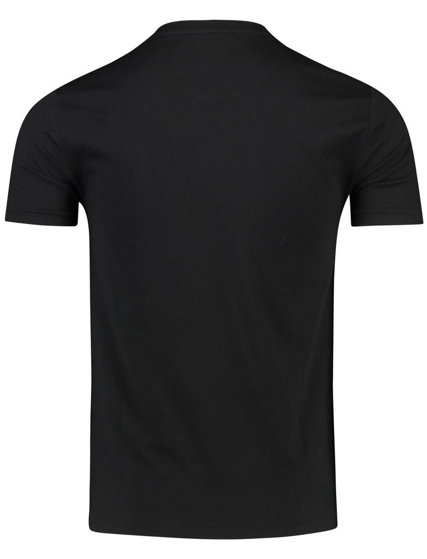 Ralph Lauren t-shirt zwart Custom Slim Fit