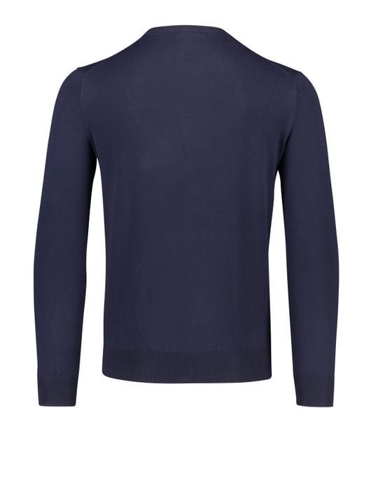Ralph Lauren sweater ronde hals Slim Fit navy