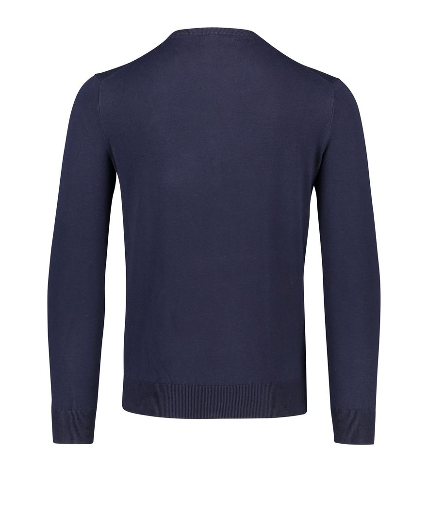 Ralph Lauren sweater ronde hals Slim Fit navy