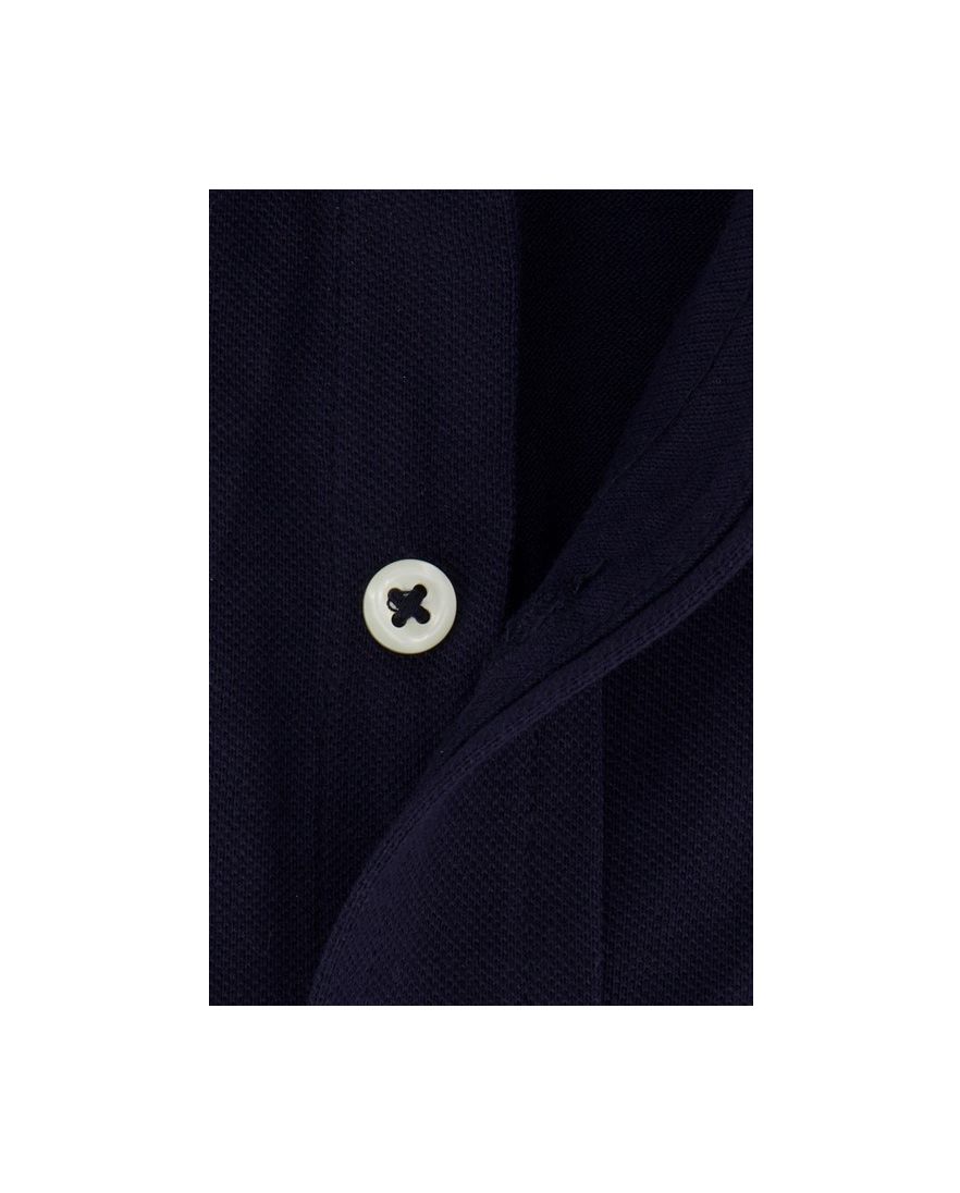 Polo Ralph Lauren overhemd wijde fit donkerblauw effen