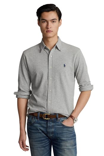 Polo Ralph Lauren Overhemd Ralph Lauren grijs gemeleerd