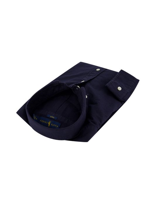 Overhemd Ralph Lauren donkerblauw Slim Fit