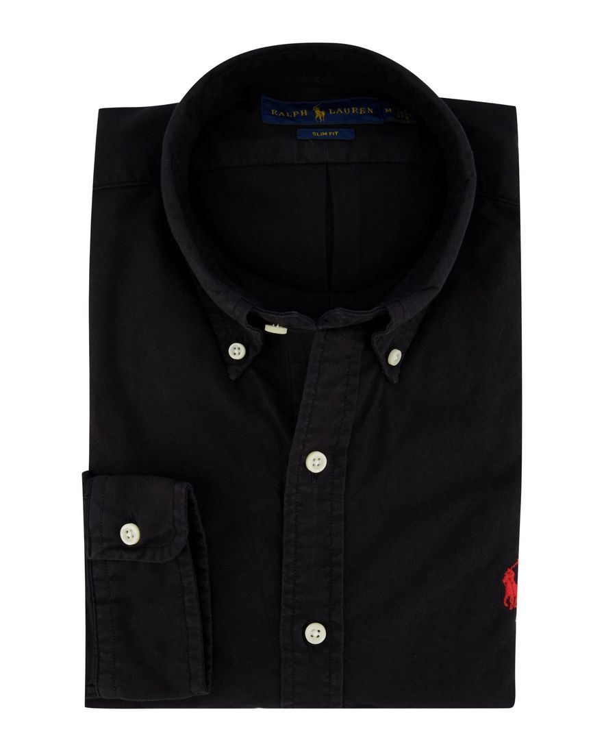 Overhemd Ralph Lauren zwart button down