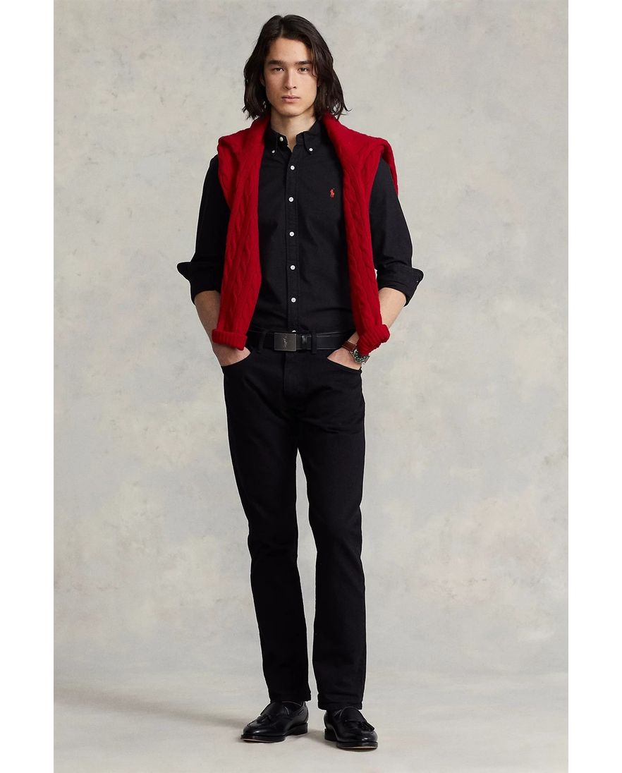 Overhemd Ralph Lauren zwart button down