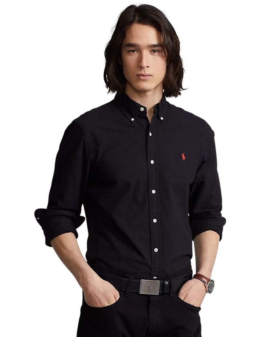 Overhemd Ralph Lauren zwart button down