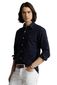 Polo Ralph Lauren casual overhemd normale fit donkerblauw effen katoen