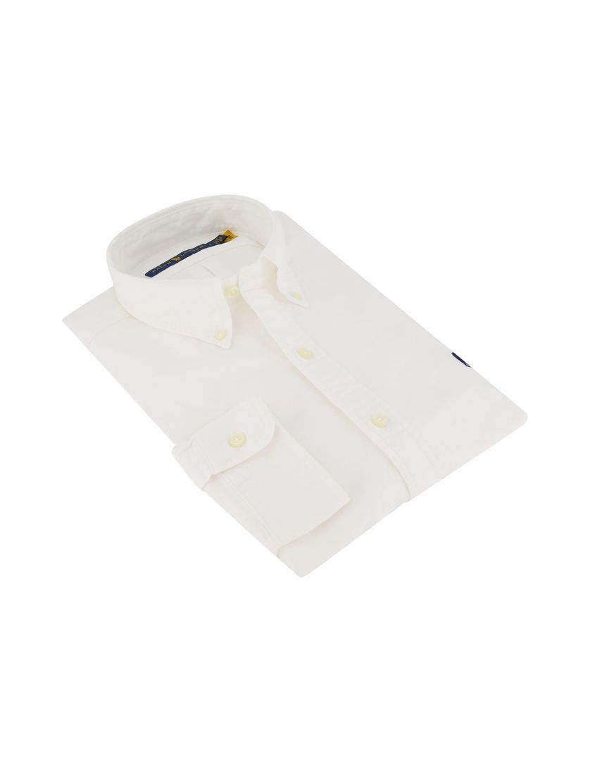 Ralph Lauren overhemd oxford wit Slim Fit