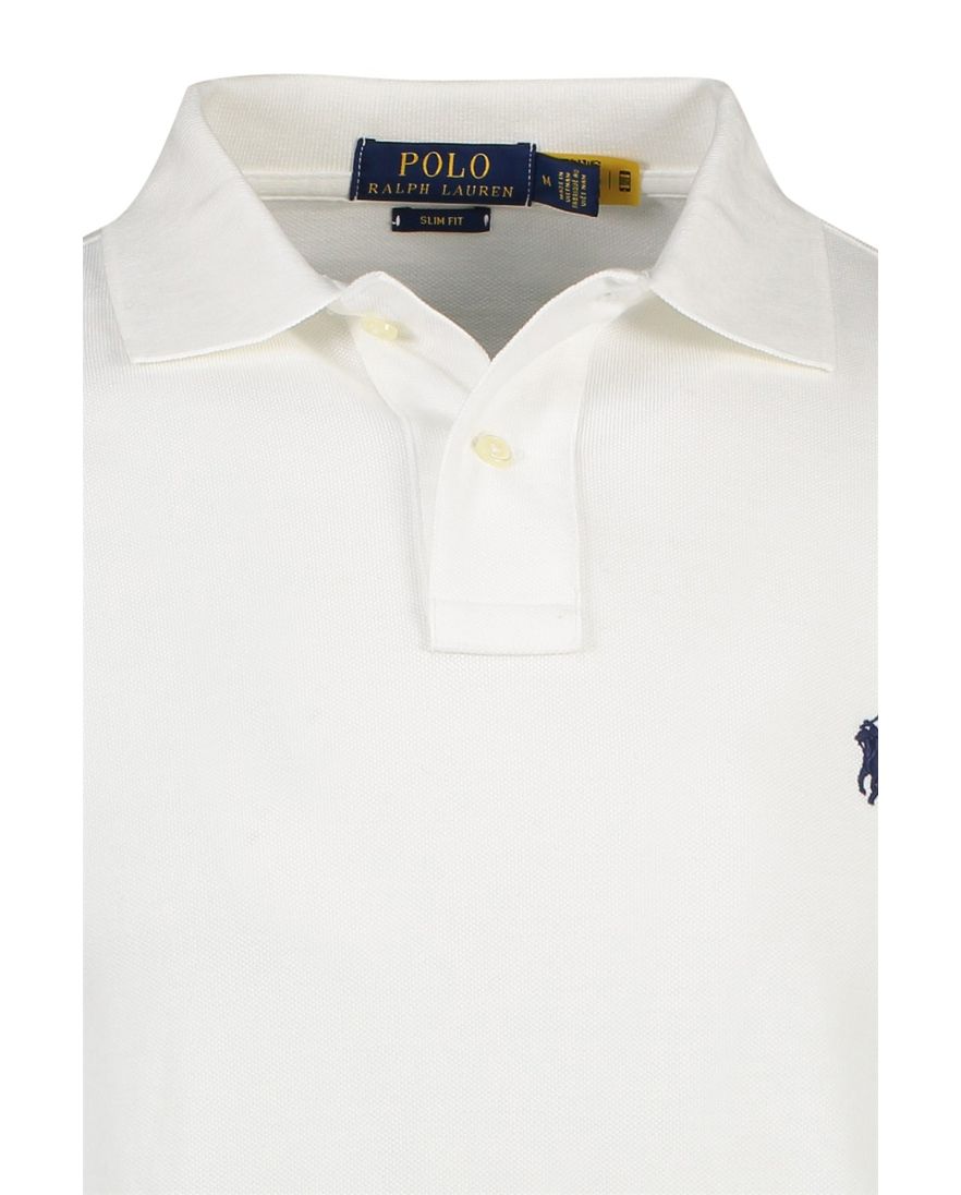 Lange mouwen polo Ralph Lauren wit met logo