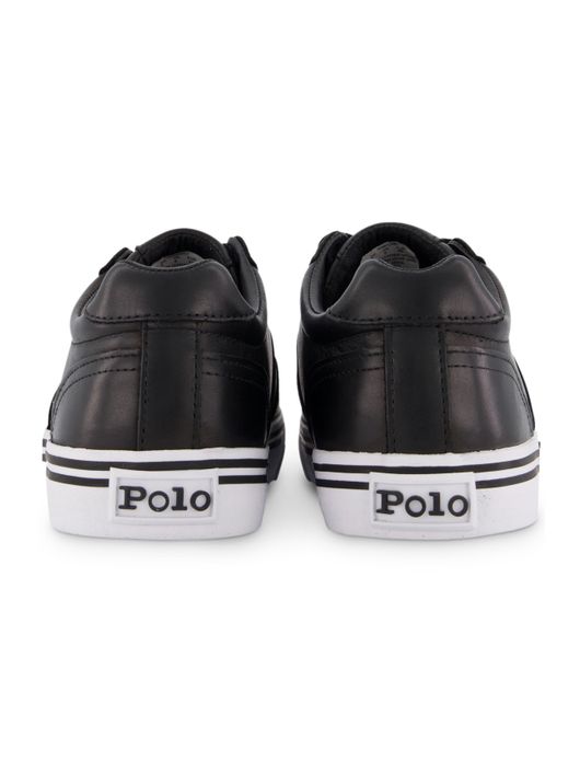 Sneakers Ralph Lauren leer zwart Hanford