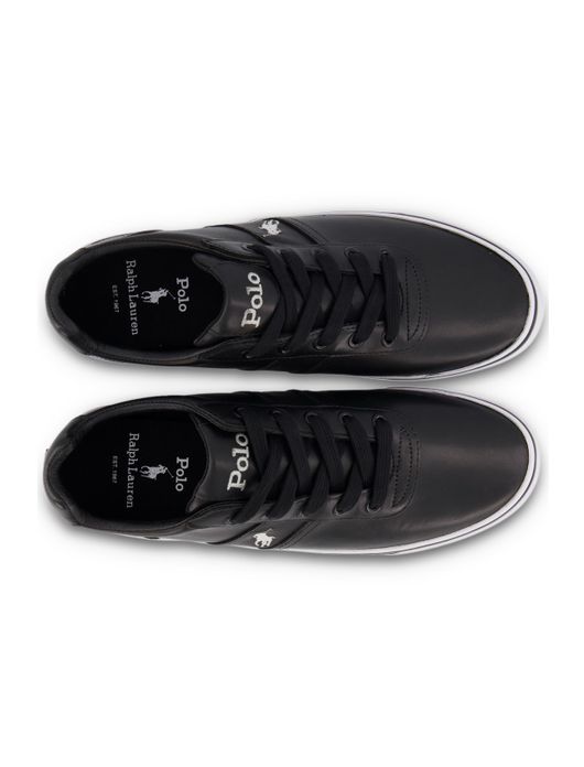 Sneakers Ralph Lauren leer zwart Hanford