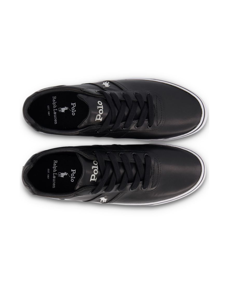 Sneakers Ralph Lauren leer zwart Hanford