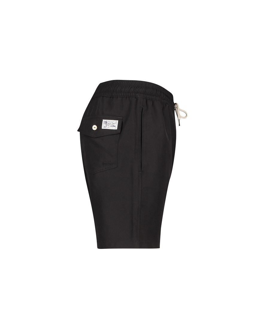 Polo Ralph Lauren zwembroek zwart effen elastische band