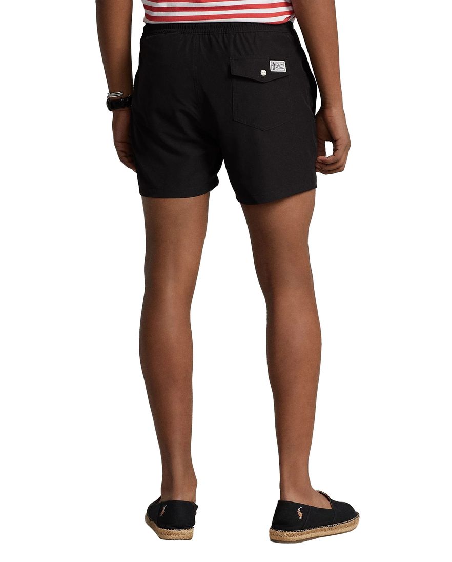 Polo Ralph Lauren zwembroek zwart effen elastische band