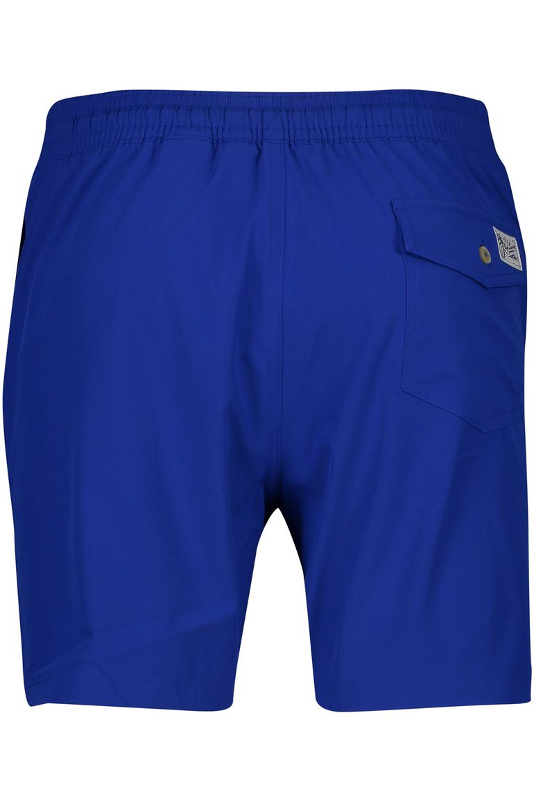 Polo Ralph Lauren zwembroek blauw effen touwsluiting