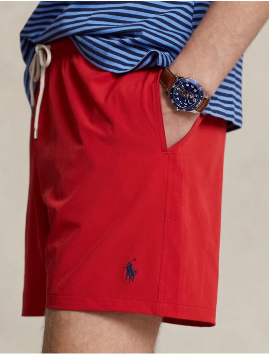 Ralph Lauren zwemshort rood met zakken