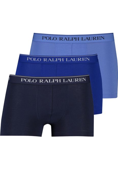 Polo Ralph Lauren boxershort blauw 3-pack normale fit katoen