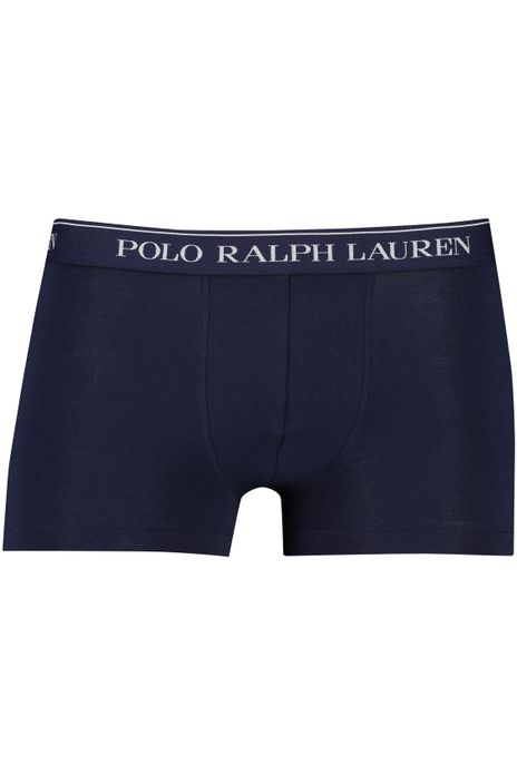 Polo Ralph Lauren boxershort blauw 3-pack normale fit katoen