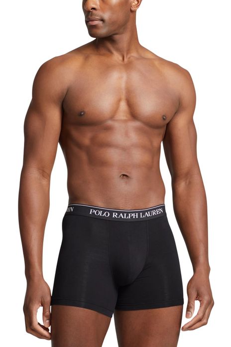 Polo Ralph Lauren boxershort zwart effen 3-pack classic katoen