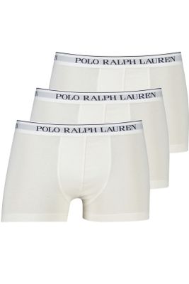 Polo Ralph Lauren Polo Ralph Lauren boxershort wit effen 3-pack Classic katoen