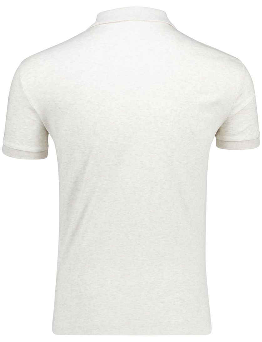 poloshirt korte mouw Polo Ralph Lauren Custom Slim Fit beige