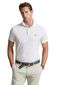 poloshirt korte mouw wit Polo Ralph Lauren Custom Slim Fit