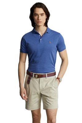 Polo Ralph Lauren Polo Ralph Lauren katoenen poloslim fit blauw