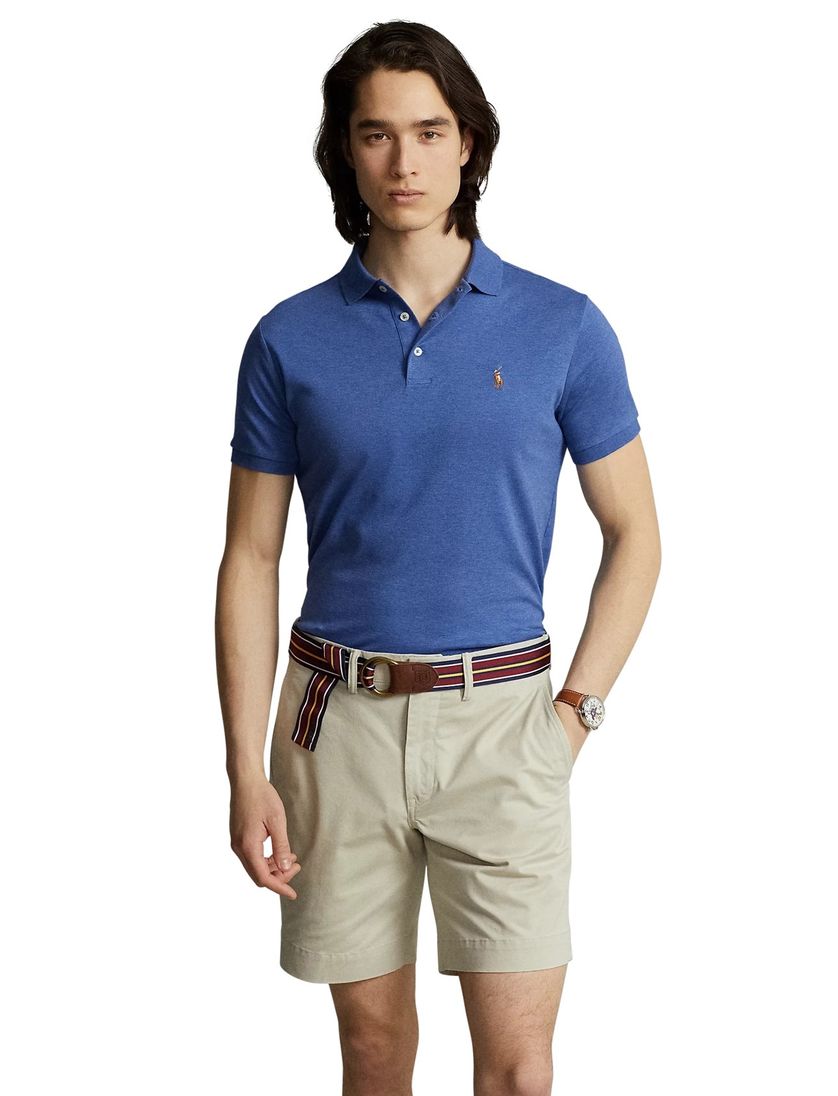 Polo Ralph Lauren katoenen poloslim fit blauw